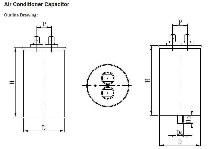 Marine Cbb65 Anti-Fog Metallized Film Aluminum Case Capacitor Manufacturers Wholesale Direct Sale