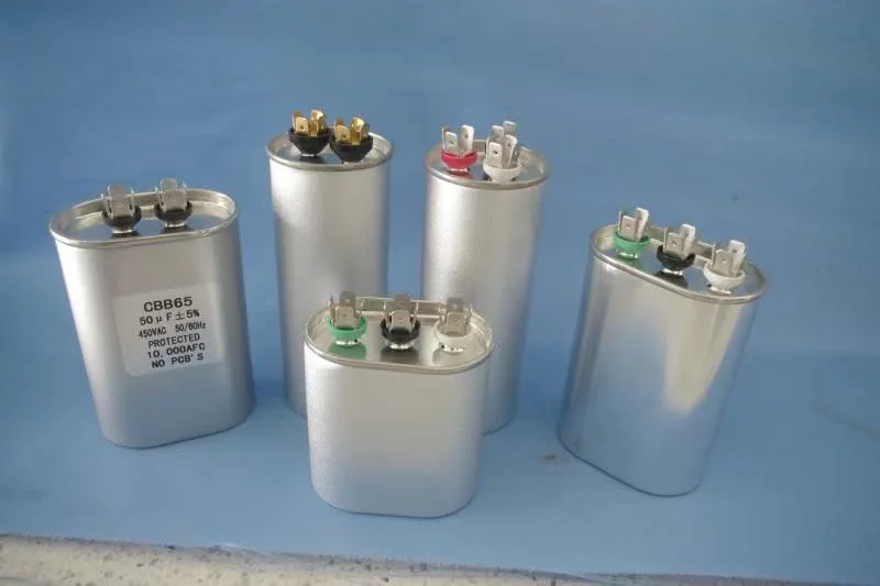 China Manufacturer High Quality Start Capacitor High Voltage Capacitor 450V Cbb61 Fan Capacitor