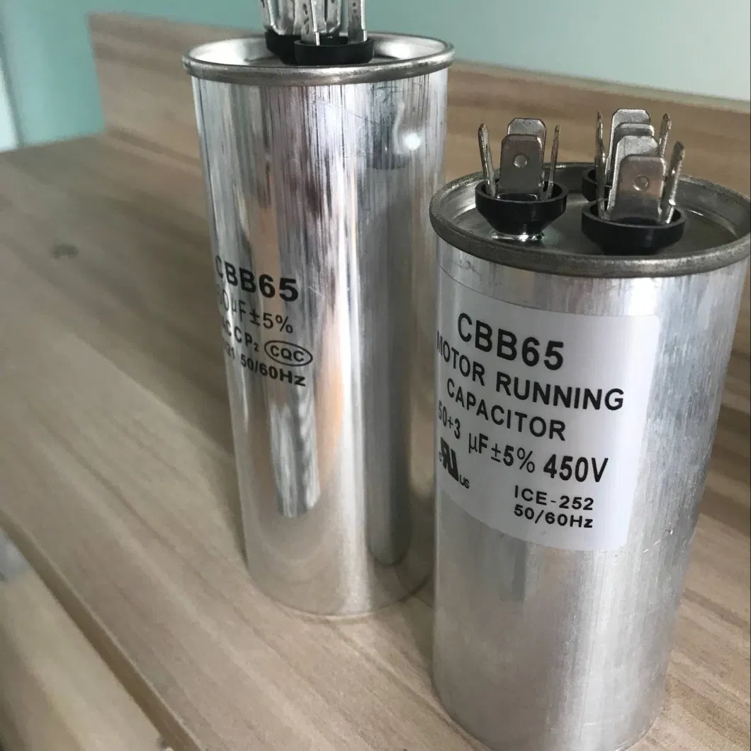 Manufacturer&prime;s Direct Sales Cbb65 AC Operating Air Conditioning Compressor Aluminum Shell Explosion-Proof Starting Capacitor