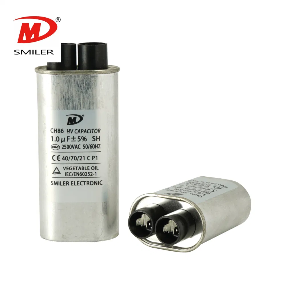 Capacitors Manufacturer CH85 Sh Capacitors Starting Capacitor 50/60Hz Microwave Oven Capacitors