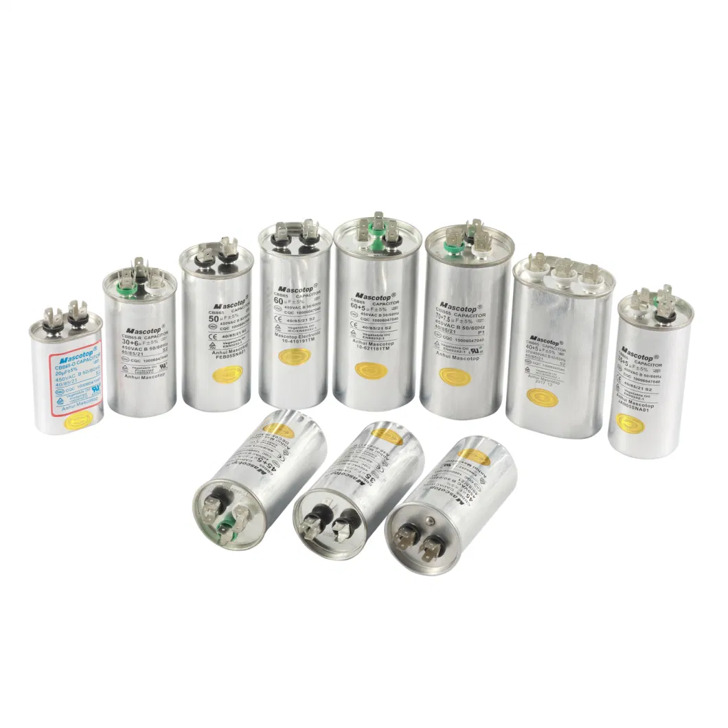 Cbb65 Run Capacitor Aluminium Electrolytic Capacitor