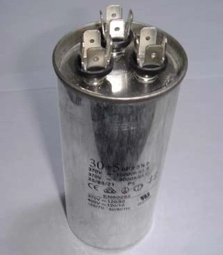 White Air Conditioner Part Start Run Motor Capacitor (CBB65)