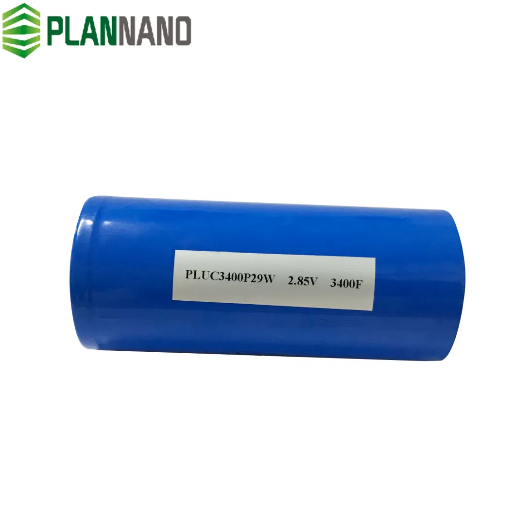 High Power Long Cycle Life 2.85V 3400f Supercapacitor/Ultracapacitor