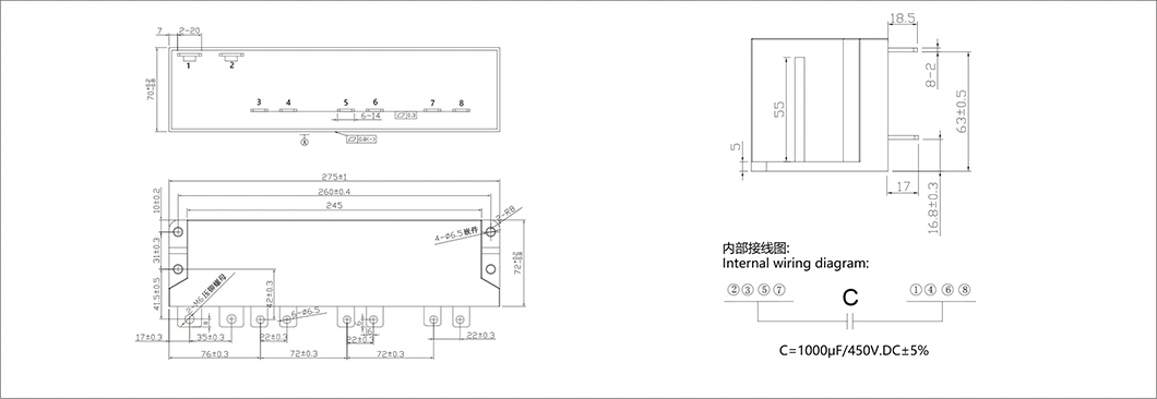 Aec-Q200 Customized New Energy Automotive Capacitor