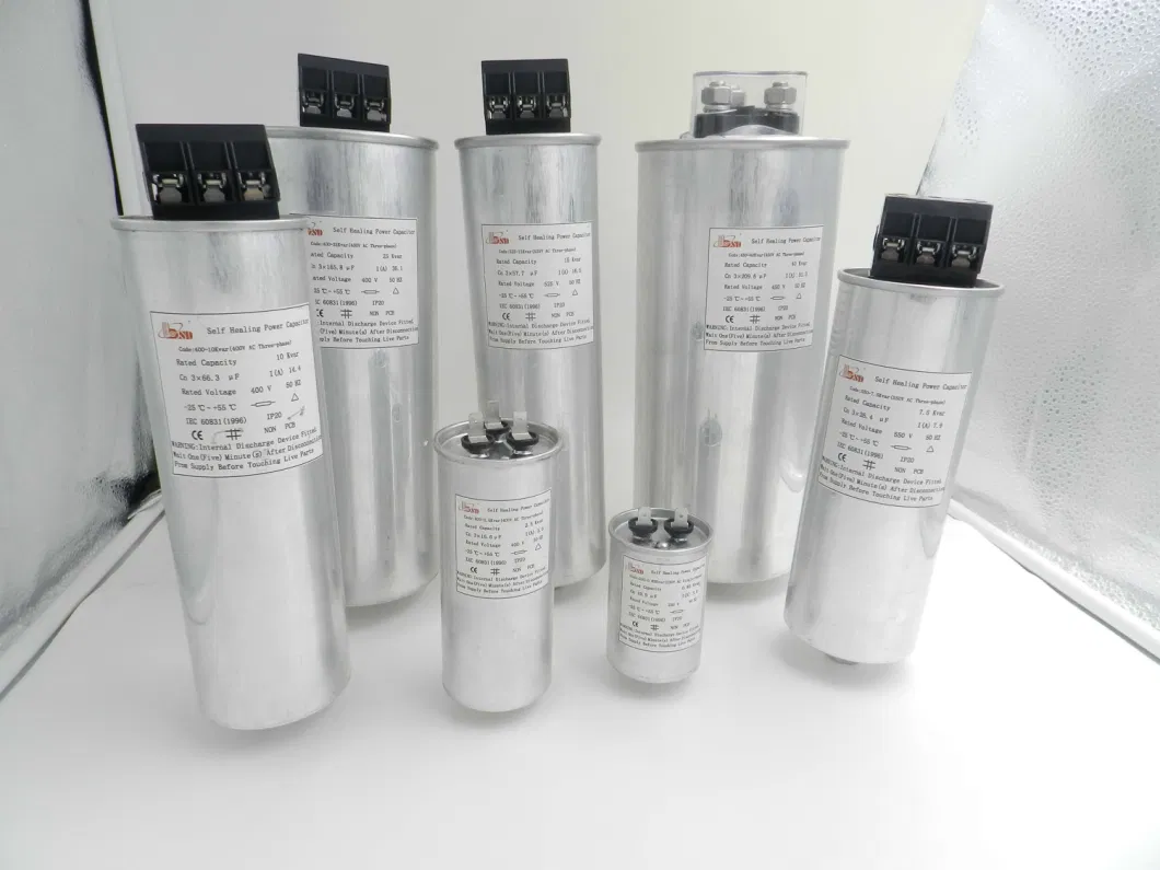 5-50kvar Three Phase Low Voltage Electrical /Power Capacitor