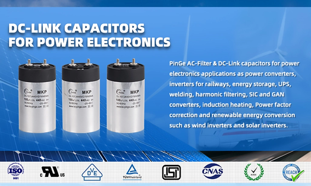 Ks Pinge High Temperature Polypropylene Film Super DC-Link Capacitors