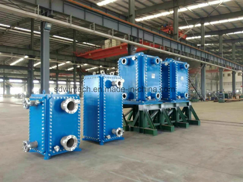 Stainless Steel Compabloc All Welded Plate Heat Exchanger Serving as Heater or Condenser for Food and Beverage and Edible Oil Industry