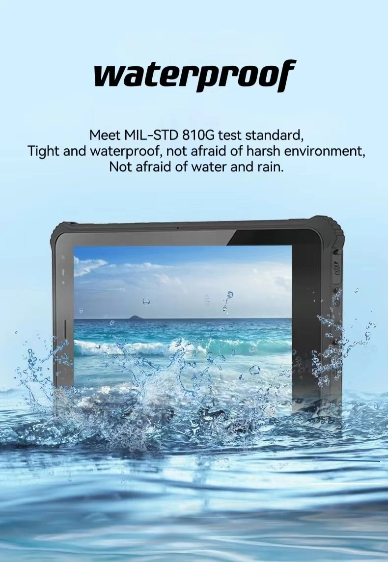 Three-Proof 10 Inch 1280X800 IP67 Waterproof 4G Industrial Rugged Tablet