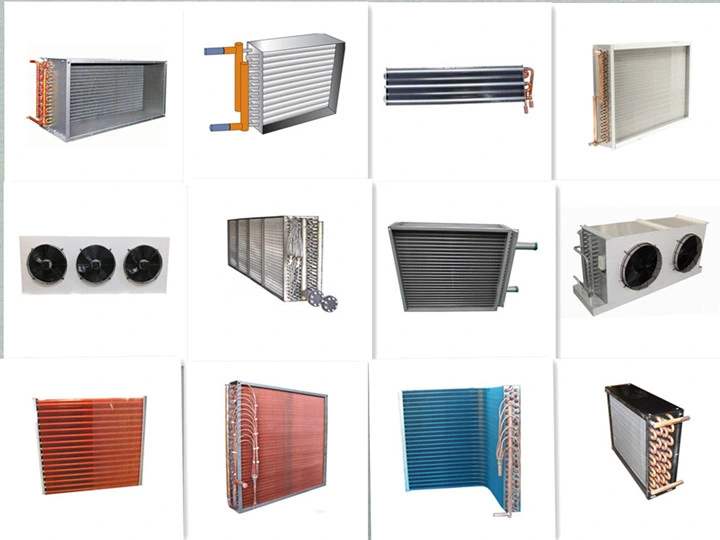 Copper Tube Aluminum Fins Condenser Charged with R410A