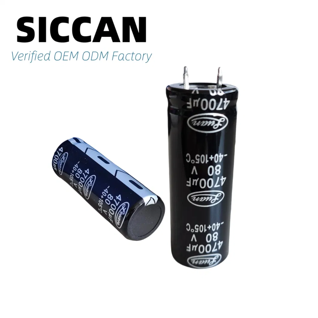 4700UF 80V Aluminum Electrolytic Capacitor Price Manufacturer Snap in Electronic Component