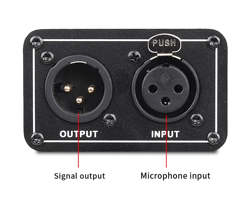 New Design Universal Mixer Audio Amplifiers Phantom Power 48V Supply with Battery and USB Power Supply for Condenser Microphone