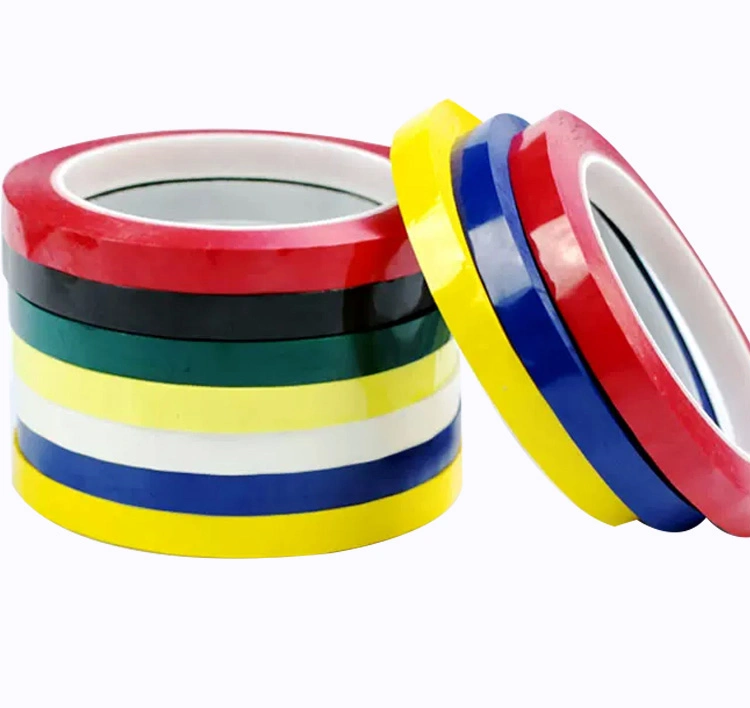 Free Sample Colorful High Temperature Heat Resistant Pet Film 5s Floor Marking Tape Polyster Mylar Adhesive Tape