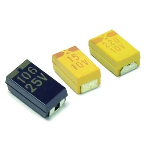 25V 33UF B Case SMD Surface Mount Tantalum Capacitor Tmct02 Yellow