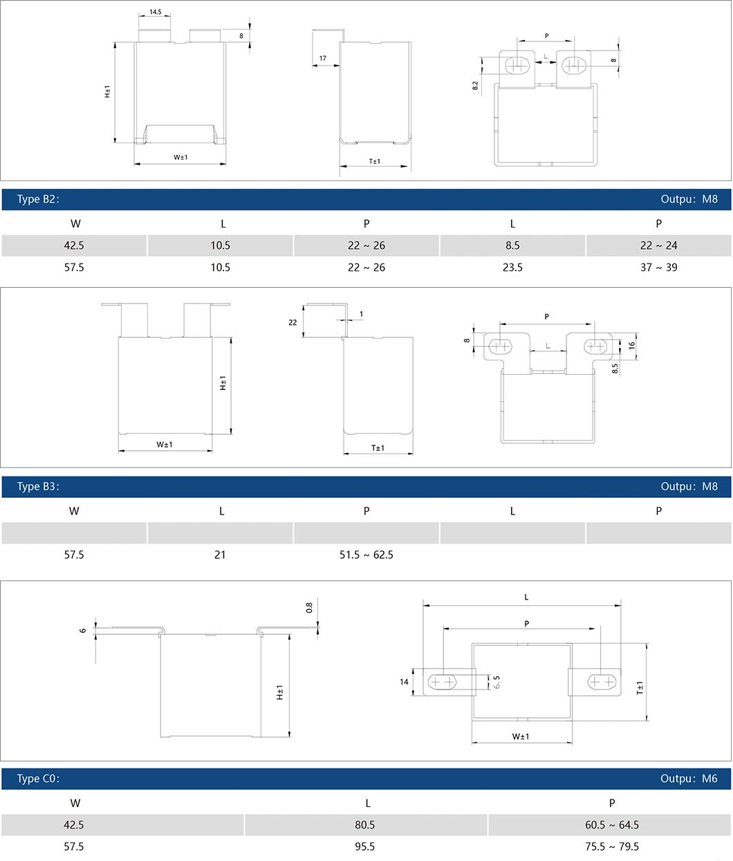 Surface Mounting Snubber Film Capacitor with Custom Terminals