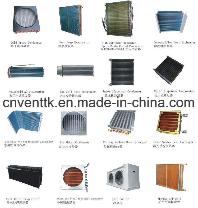 Customized Cooling Element Condenser with Copper Tube and Aluminium Fin