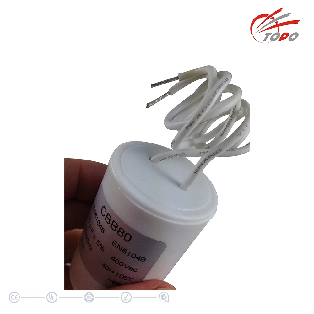 Wholesale Factory Price Cbb80 LED Lighting Capacitor with CE TUV