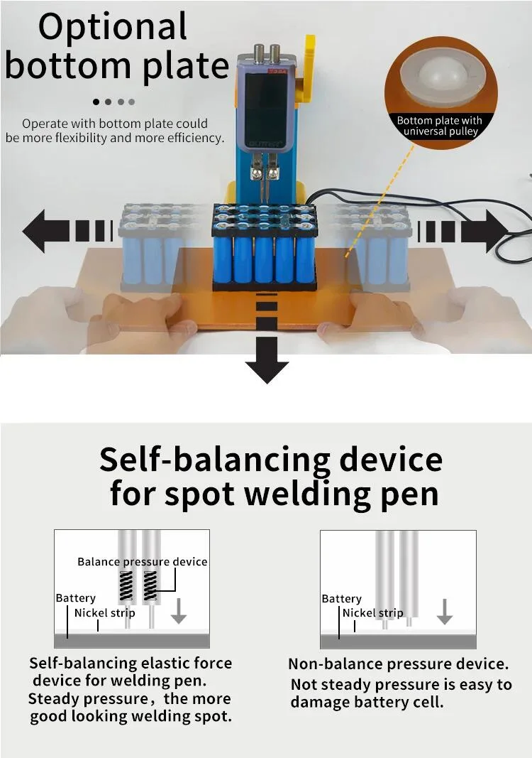 Hot Sales Sunkko 801d 801A 801b Capacitor Spot Welder 12kw Powerful Energy Storage for 18650 21700 Battery