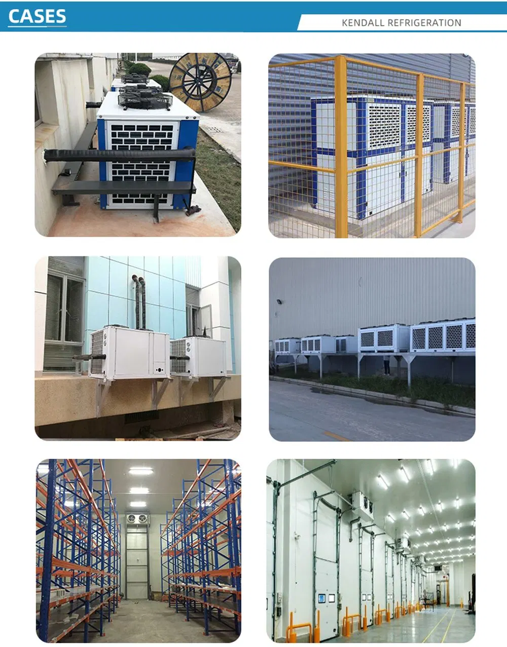 Refrigeration Condenser for Cold Room Condensing Units Refrigeration