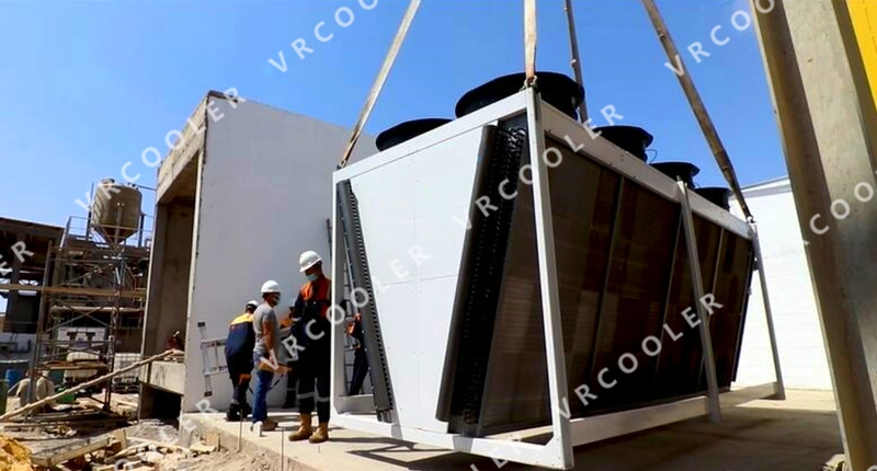 Defect Wagon Top Air Cooled Condenser for Dairy Processing