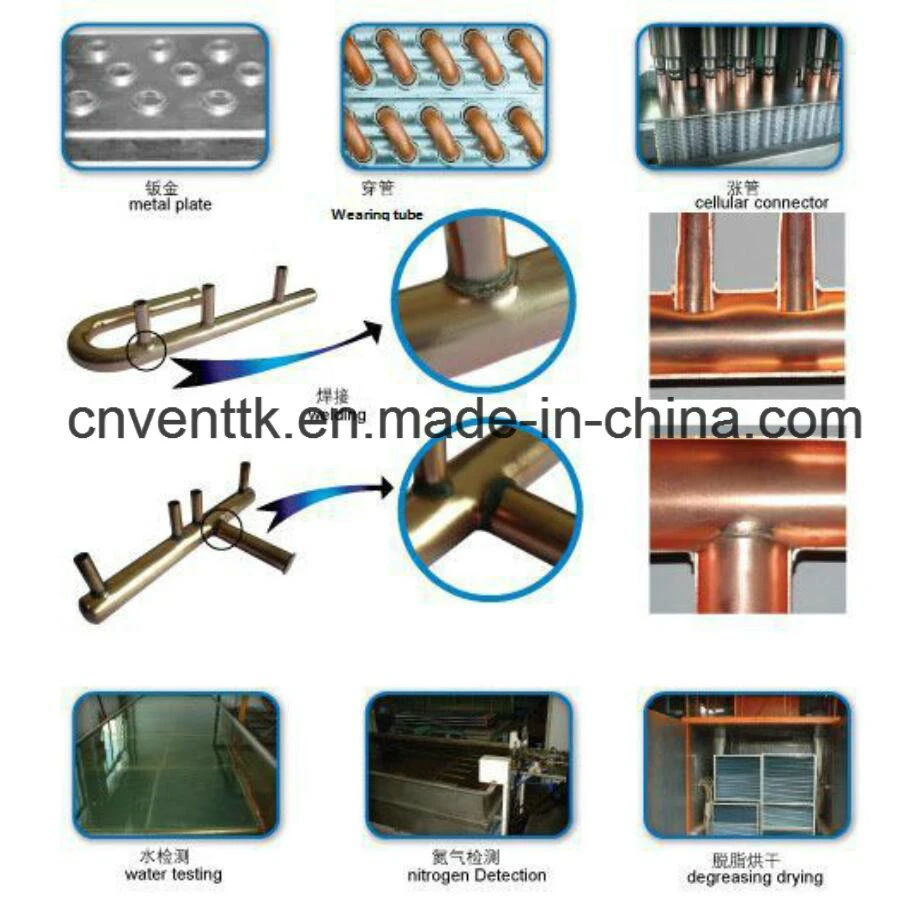 Customized Cooling Element Condenser with Copper Tube and Aluminium Fin