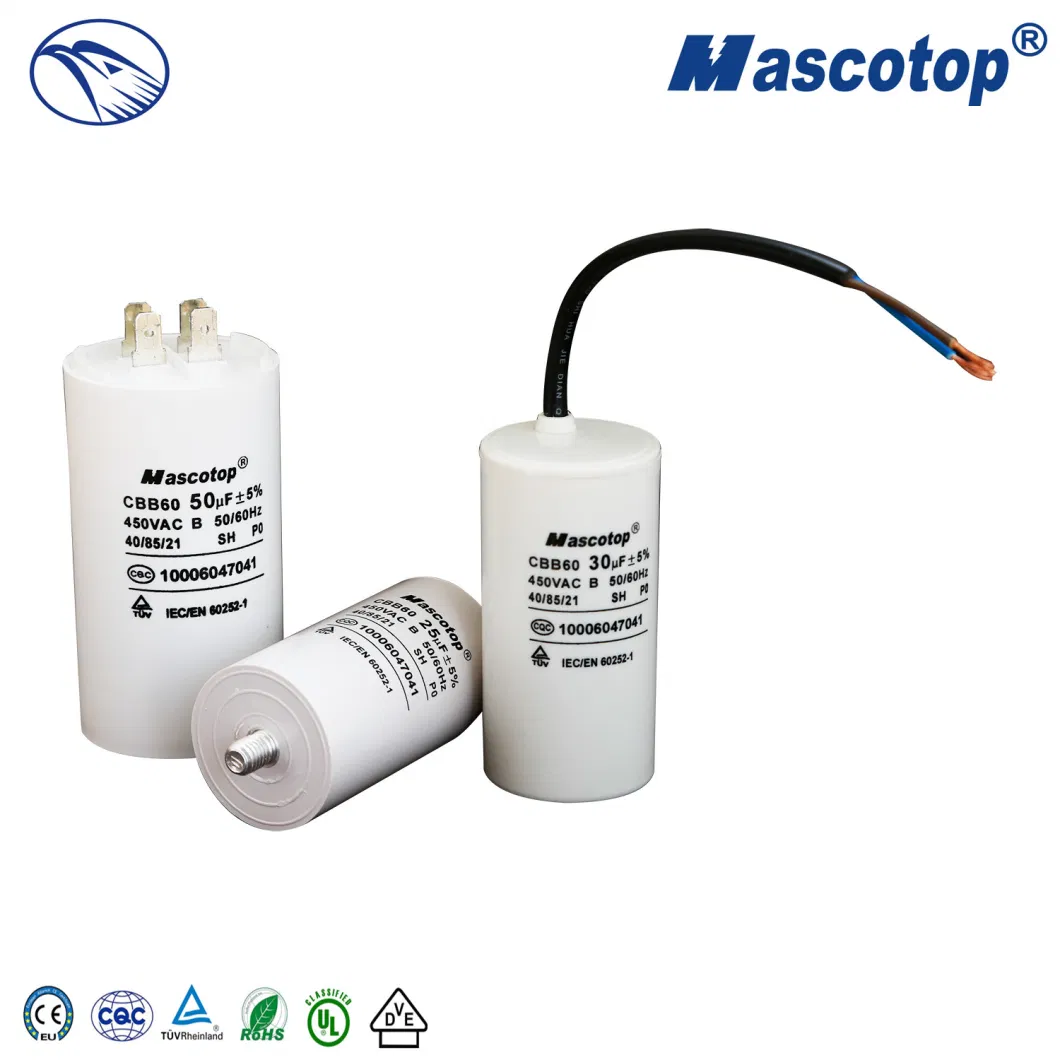 Cbb60 Electrolytic 30UF 450V Motor Running Capacitor for Sale