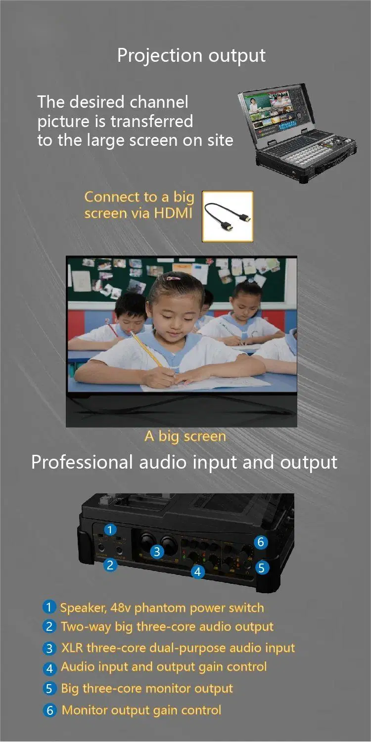 PRO Youtube Live Video Mixer Switcher Encoder Broadcast Streaming Device Equipment Radio &amp; TV Broadcasting/Streaming