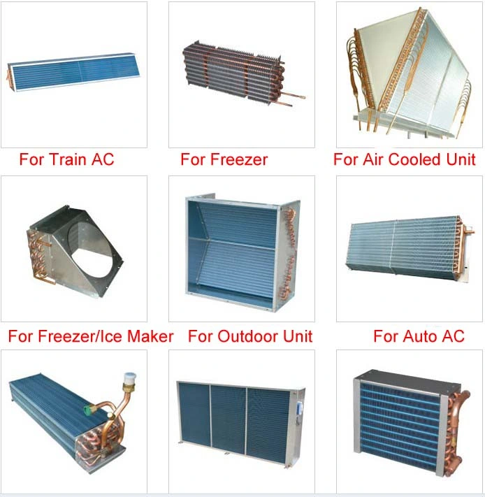 Low Price Stainless Steel Tube Copper Fin Condenser