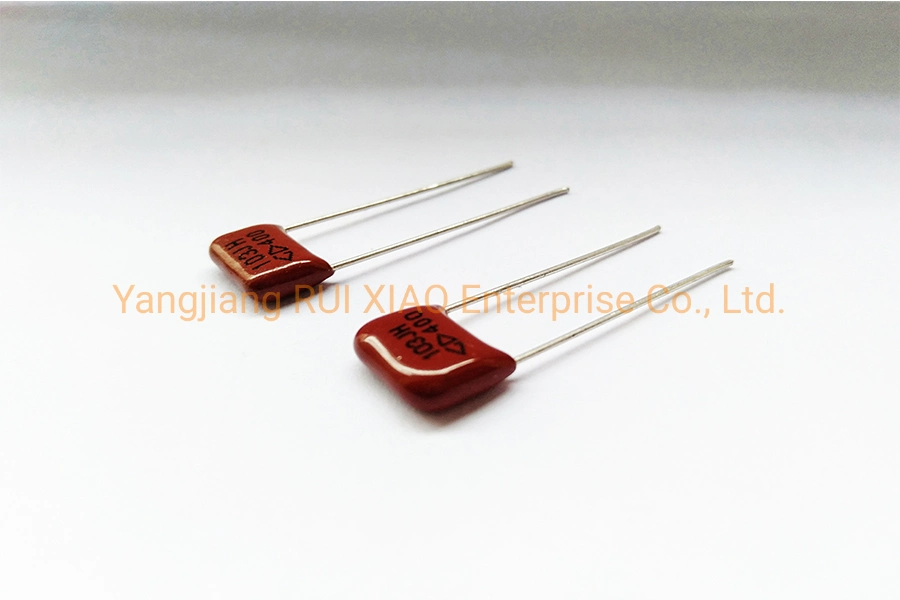 Metallized Film Capacitor Cbb22 103j400V 0.01UF Pitch 10, Household Appliance, Television, Lamp