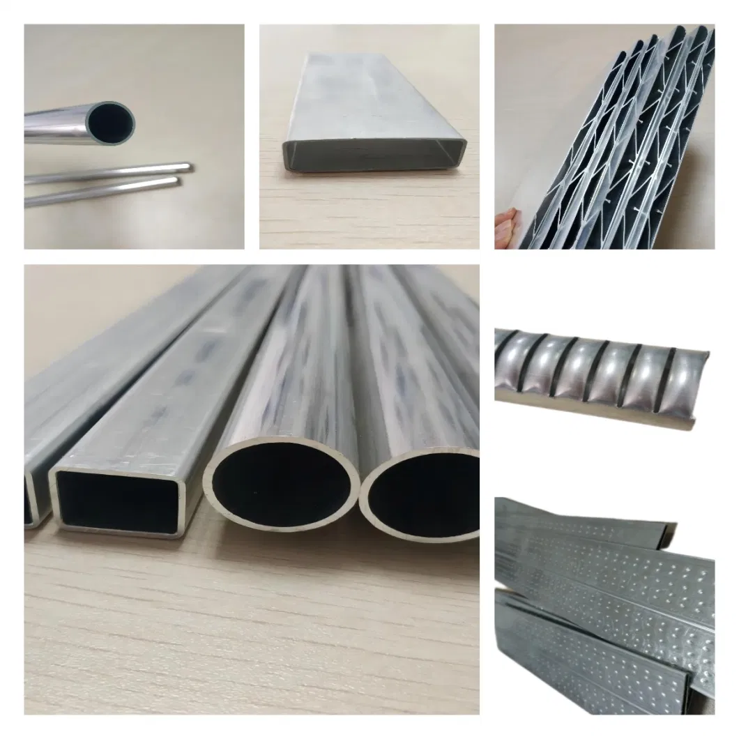 Made in China Aluminum Tubes for Automobile Radiator Microchannel Flat Tube Heat Sink Pipe Condenser Heat Exchanger