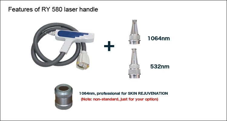 Small Portable ND YAG Laser Tattoo Removal Skin Rejuvenation Salon Use