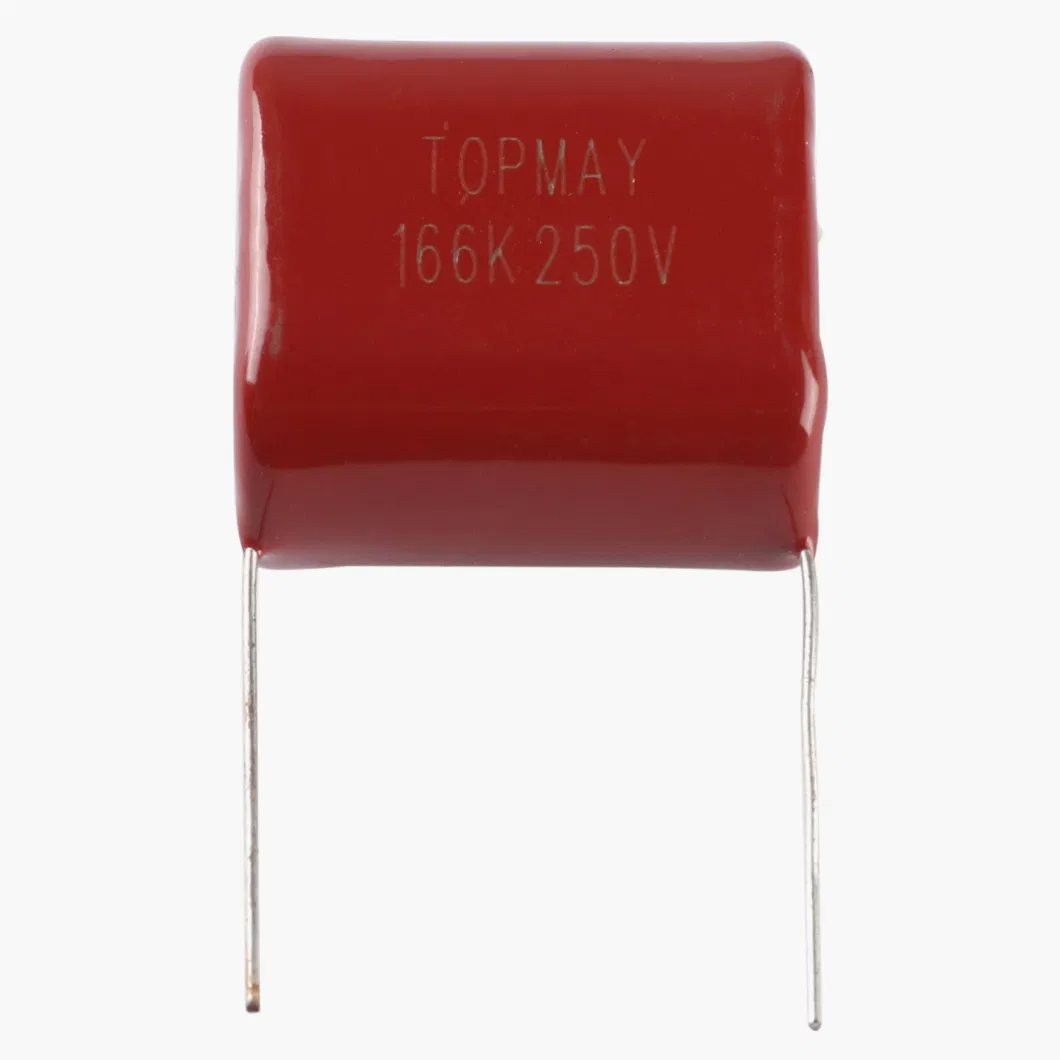 Topmay 2018 Large Capacity Metallized Polyester Film Capacitor Mkt-Cl21 0.22UF +-10% 250