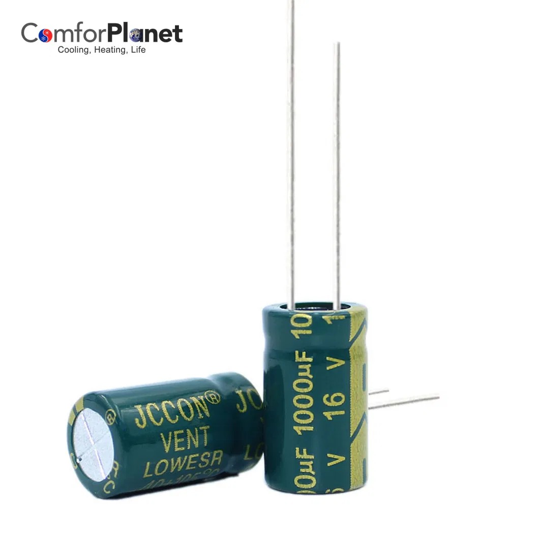 2000hrs Long Life 1000UF X 16V Aluminum Electrolytic Capacitor