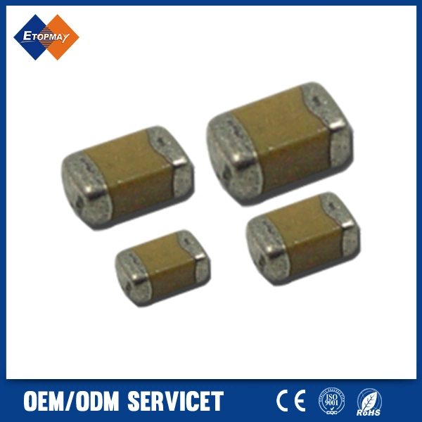 0603 50V Np0 10PF Mlcc Ceramic Capacitor