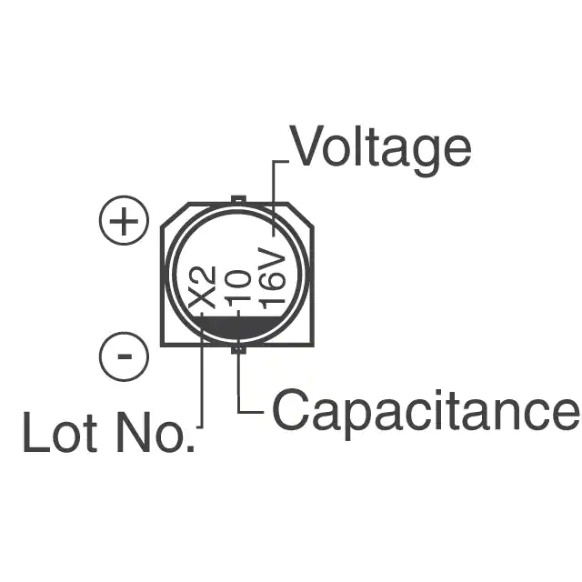 Eee-1va100wr 10 &micro; F 35 V Aluminum Electrolytic Capacitors Radial, Can - SMD 1000 Hrs @ 85c Electrolytic Capacitors