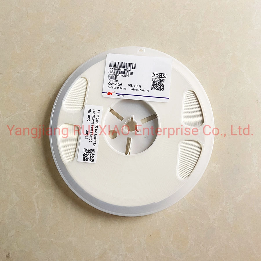 0603b511K500nt SMD Multilayer Ceramic Capacitor Resistor, Printer Equipment, Instrument, Machine