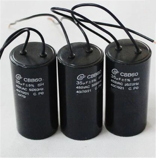 Best Selling Hot China HVAC Parts Cbb60 AC Motor Run Capacitors Electrolytic Capacitor