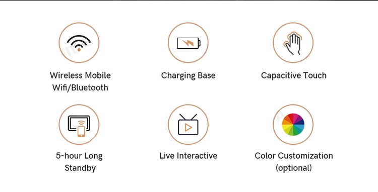 Interactive 32 Inch Standby Me Smart Television Monitor in-Cell LCD 1080P Portable Touch Screen Rotating TV with Android 10