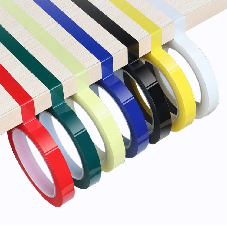 Free Sample Colorful High Temperature Heat Resistant Pet Film 5s Floor Marking Tape Polyster Mylar Adhesive Tape