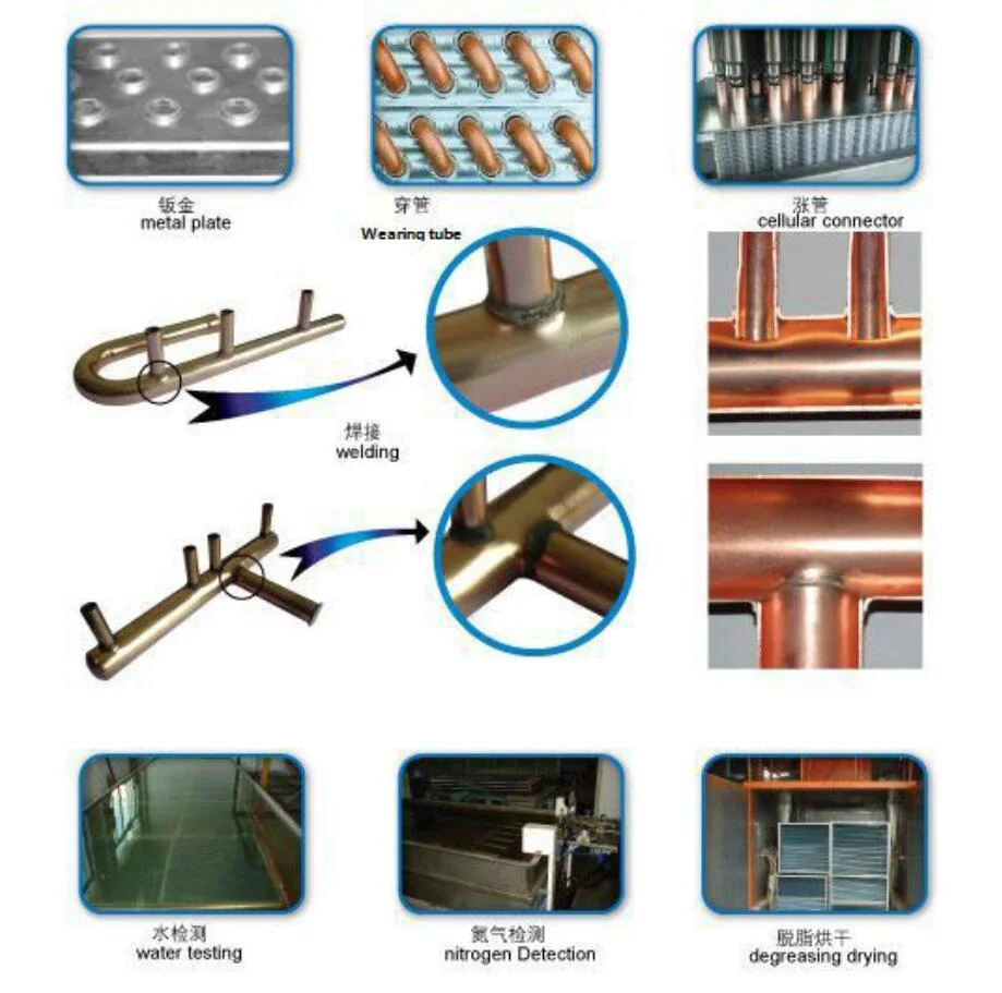 Copper Tube Copper Fin Condenser for Laser Cosmetic Medicine