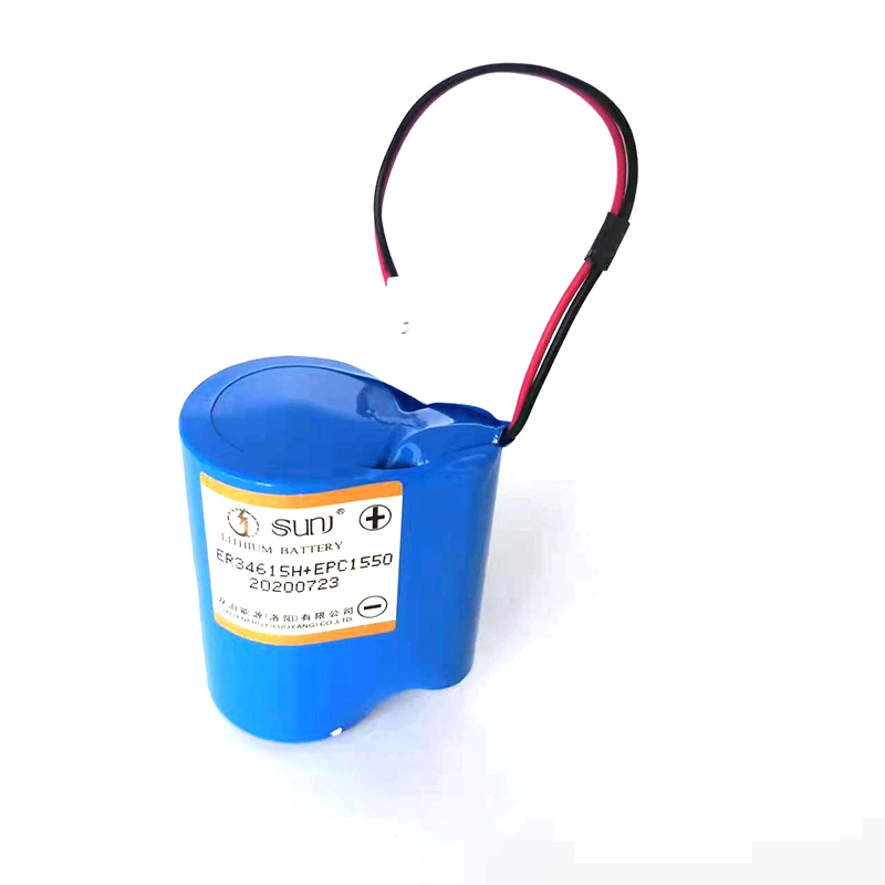 Li-Socl2 Battery Lithium Cell Primary Cells Er34615 Plus EPC1550 Battery Capacitor