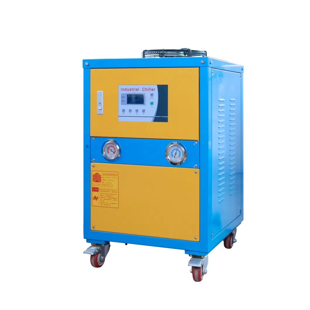 Air-Cooled Water Chiller, Finned Condenser, Stainless Steel Water Tank Chiller Machine for Cooling Water