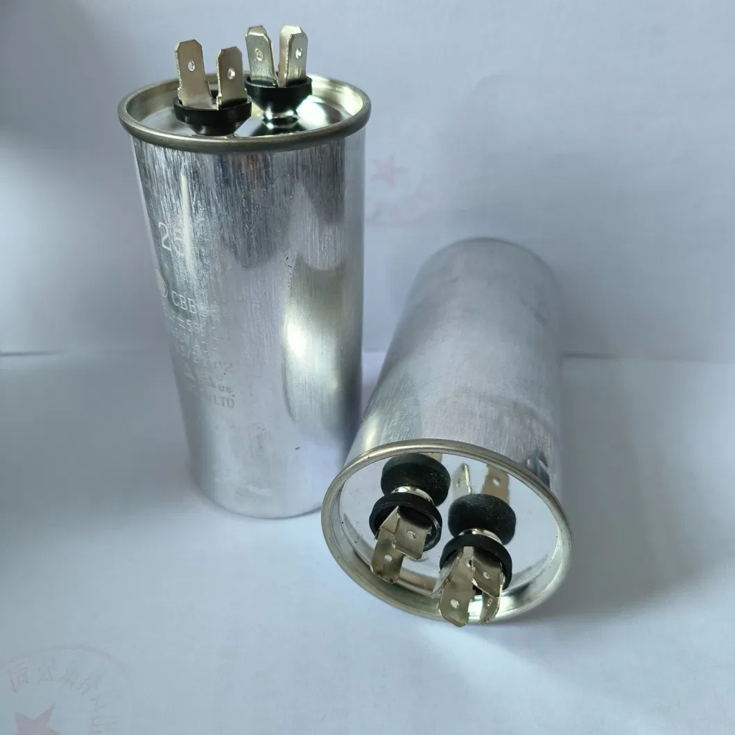 Metal Explosion-Proof Capacitor Cbb65-60UF for Air Conditioners and Compressors