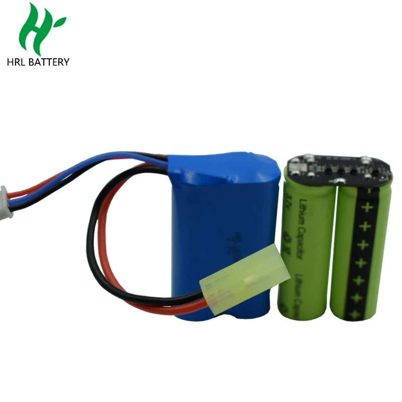 Lithium Ion Super Capacitor Hrl1650 3.7V 850mAh Battery Pack