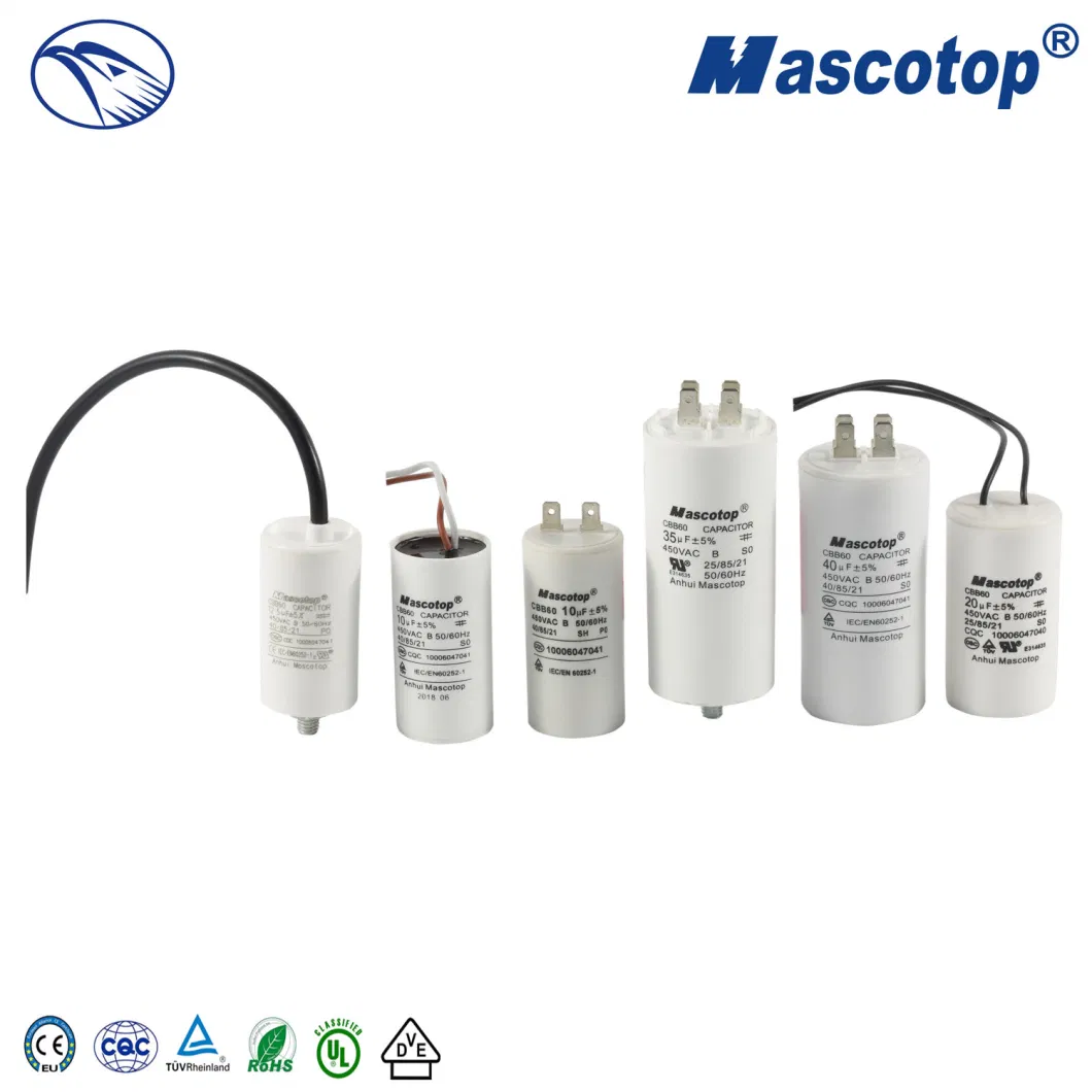 AC / Motor Surface Mount Single Phase Power Factor Pump Capacitor