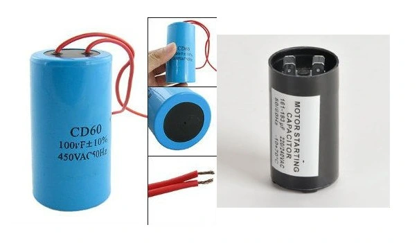 Black Colour Plastic Shell Start Capacitor for Refrigeration Compressor (CD60)