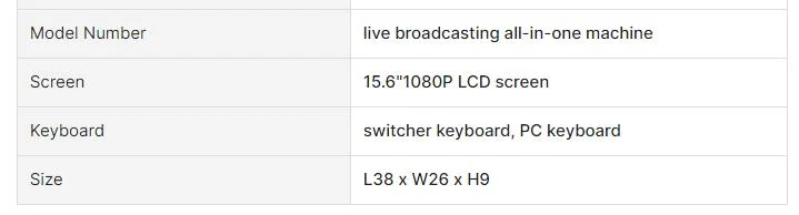 PRO Youtube Live Video Mixer Switcher Encoder Broadcast Streaming Device Equipment Radio &amp; TV Broadcasting/Streaming