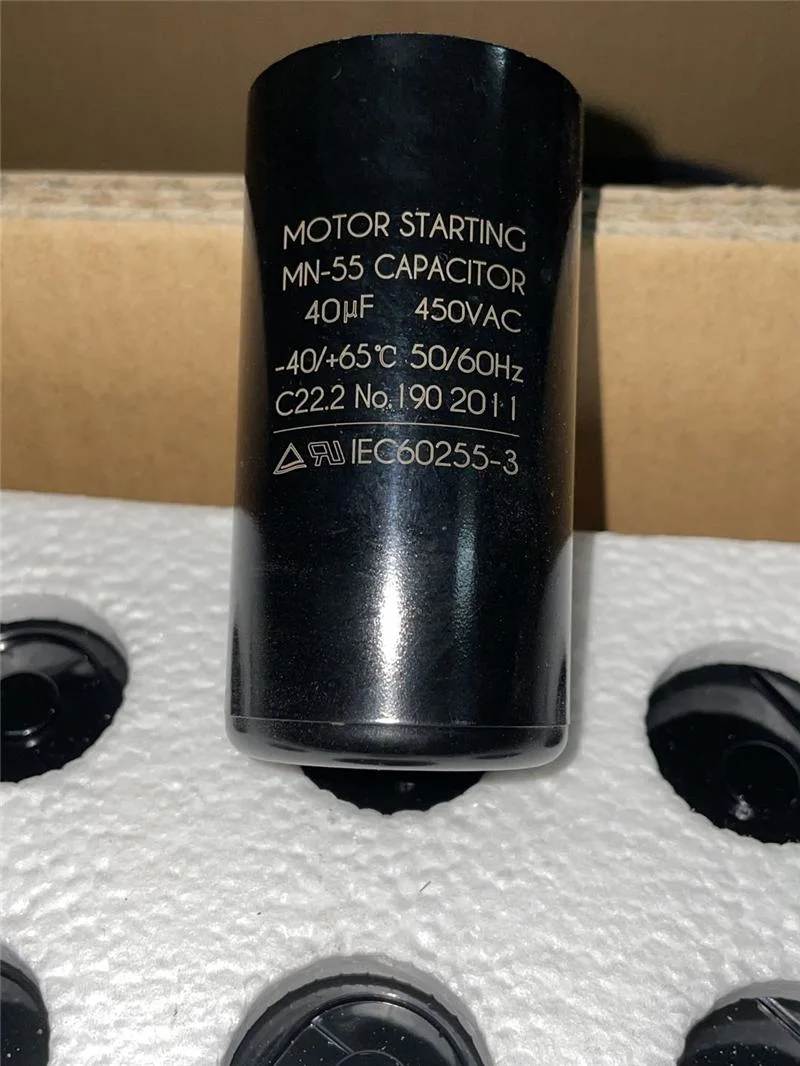 China New Super Capacitor Insert Type Air Conditioning CD60 Starter Capacitor