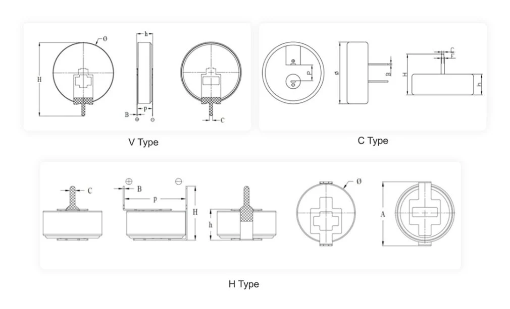 Elna Grade 0.1f 5.5V C-Terminals Supercapacitors Original Ultracapacitor 5r5105 Farad Capacitor