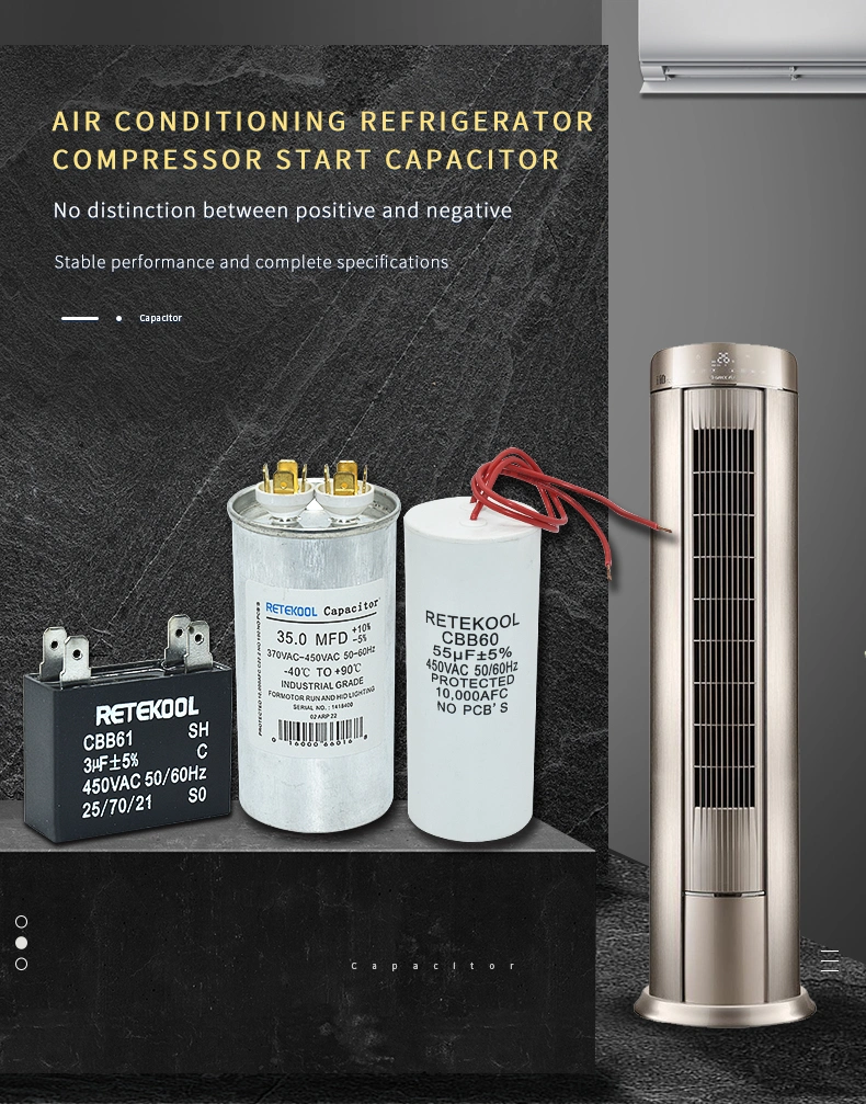 Cbb65 Run Capacitor for Air Conditioner