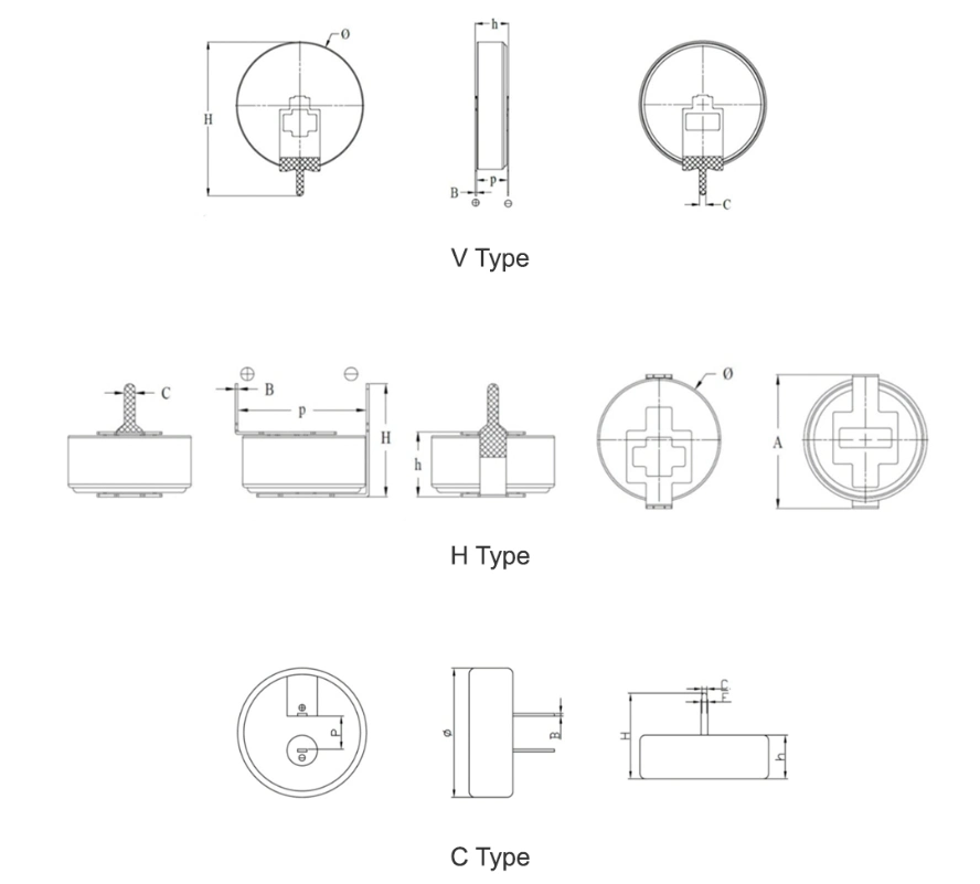 Super Capacitor Coin Type 5.5V 0.1f Ultra-Low ESR High Power Farad Capacitor/Supercapacitor